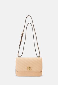 Lauren Ralph Lauren - SOPHEE SHOULDER BAG MEDIUM - Soma ar siksnu pāri ķermenim - warm almond Miniatūras attēls 1