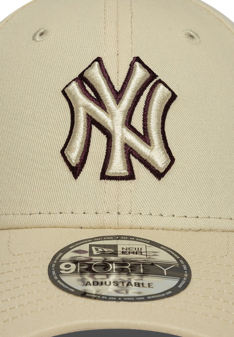 New Era 9FORTY Team Outline Los Angeles Dodgers – Casquette Baseball Beige Clair Ajustable