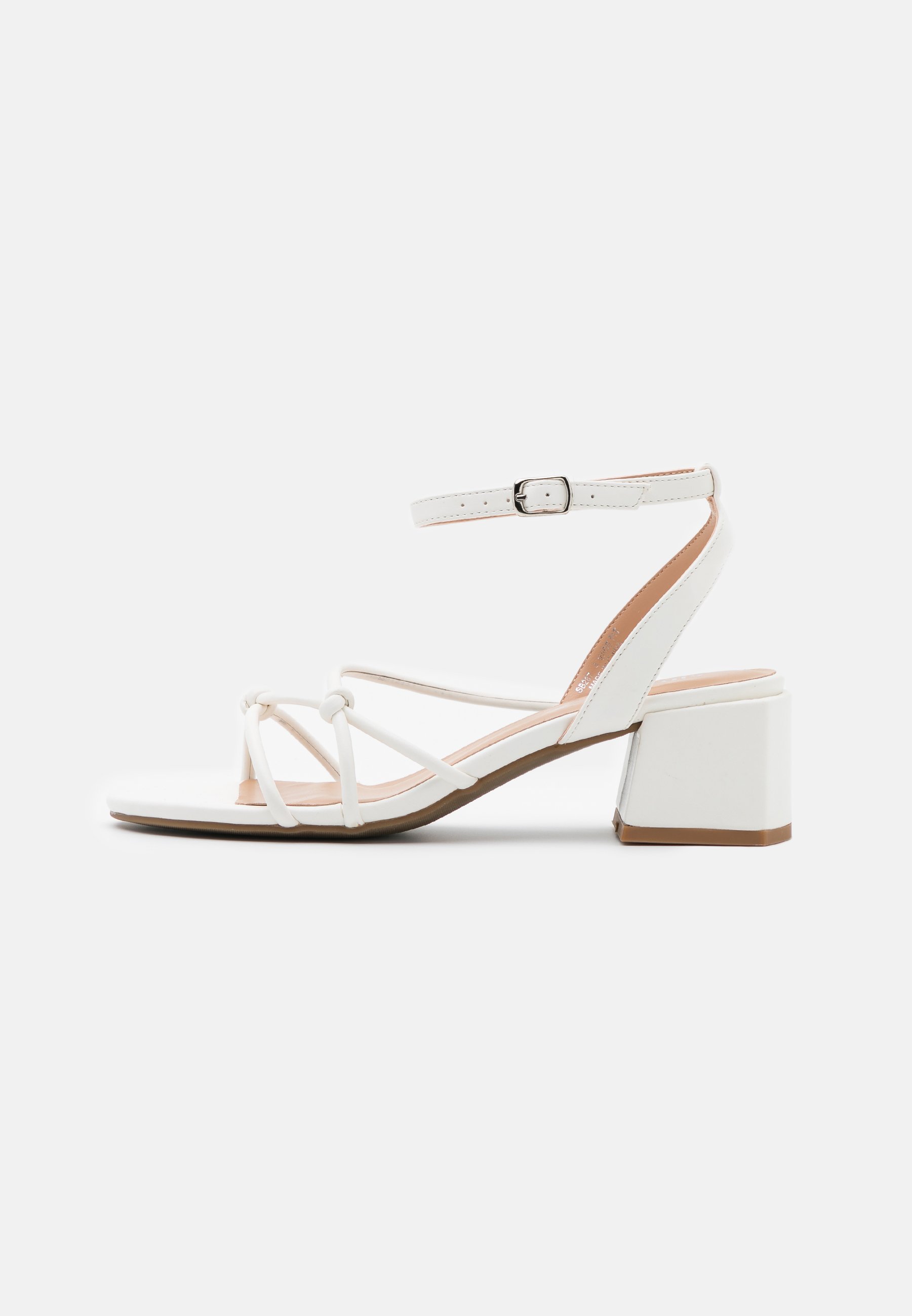simply be white sandals