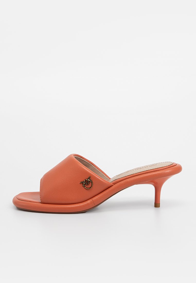pinko Muiltjes met hak oranje