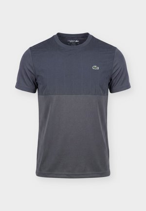 Lacoste Sport, Тениска с щампа - graphite/black