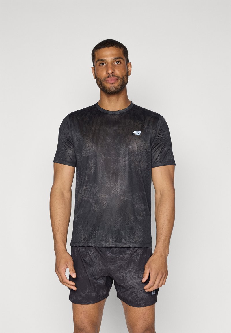 New Balance ATHLETICS PRINTED - T-skjorte til trening - castlerock