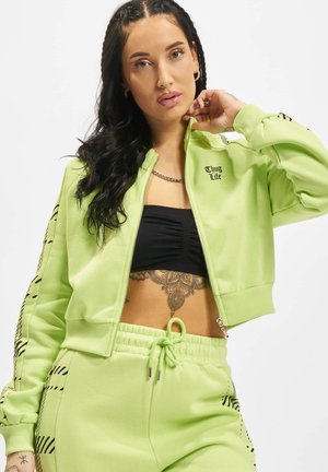 THUG LIFE MOSH - Sweatjacke - green