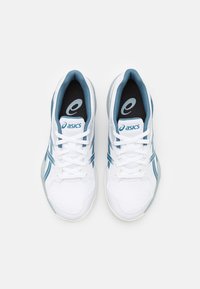 ASICS GEL POWERBREAK UNISEX - Obuća za rukomet - white/vintage indigo