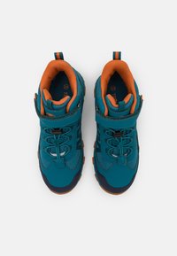 TROLLKIDS TRONFJELL HIKER MID UNISEX - Pohodna obutev - deep lagoon/cinnamon