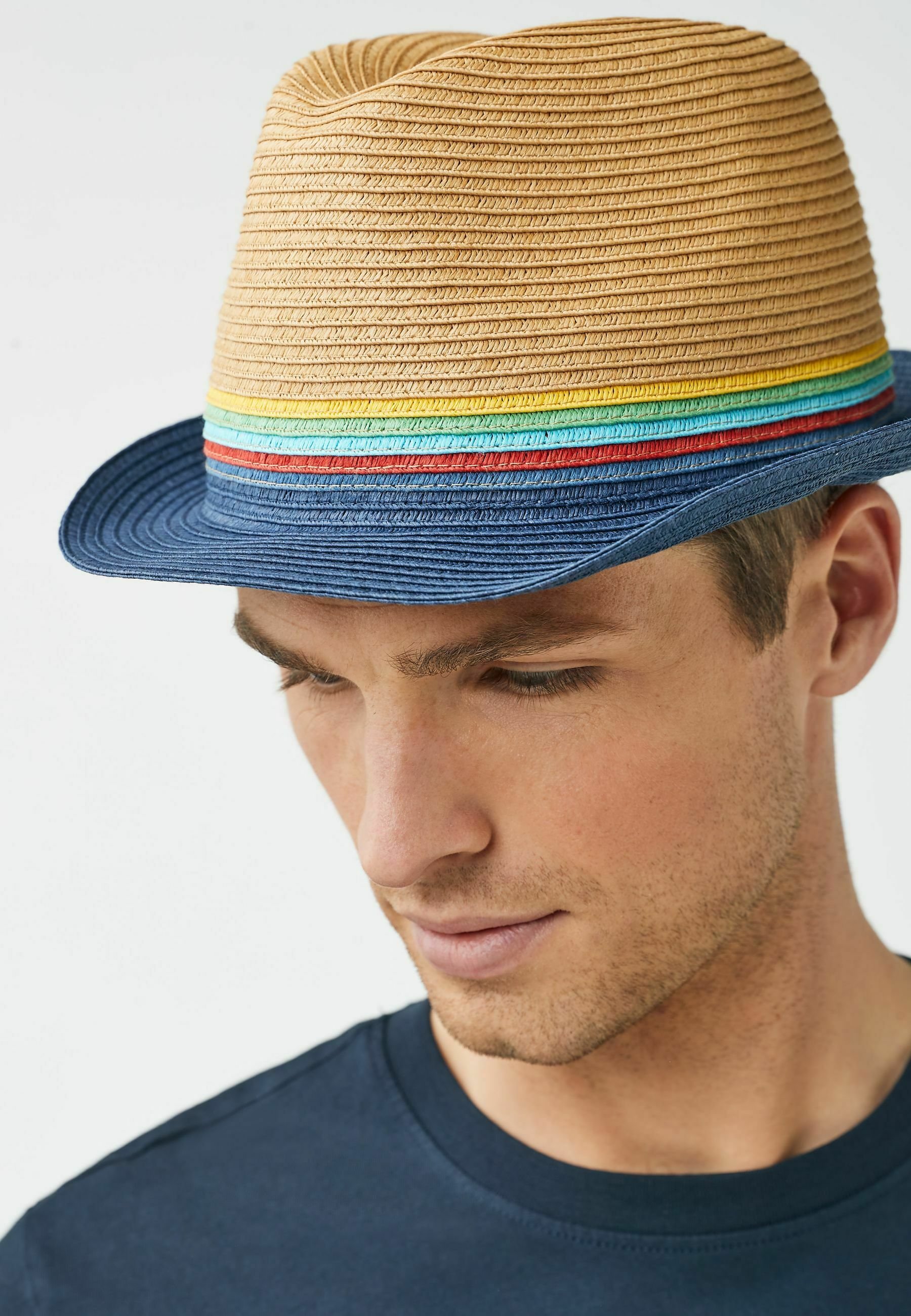 Next TRILBY - Hat - natural blue/ochre 