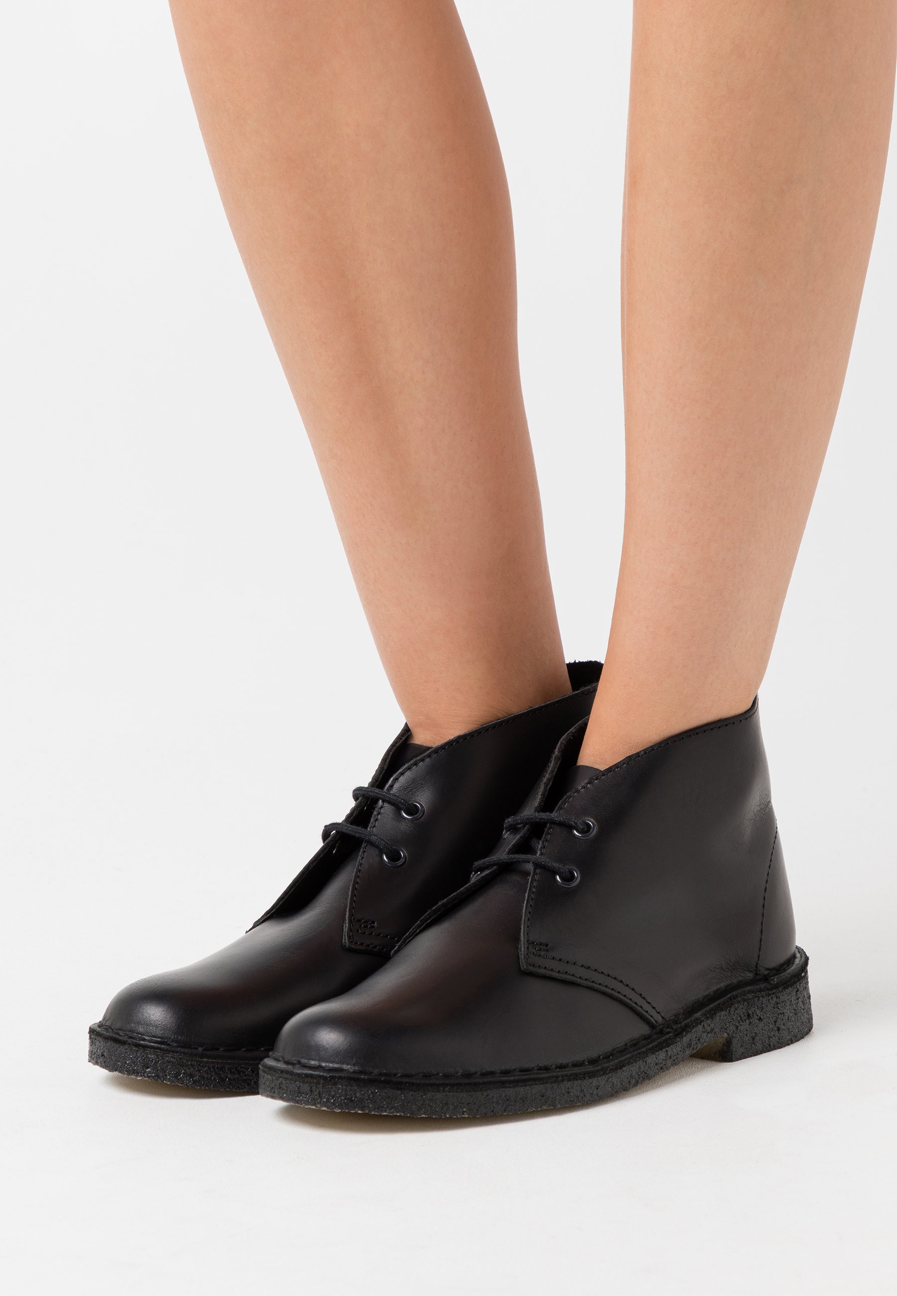 Clarks Originals BOOT - Korte laarzen black polished/zwart - Zalando.be