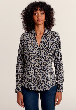 Button-down blouse - bleu