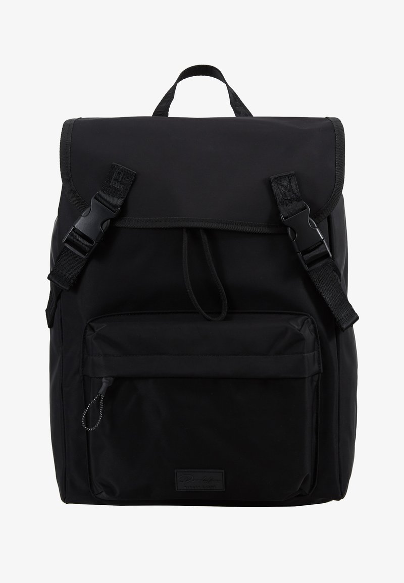 River Island Double Buckle Backpack Tagesrucksack Black Zalando At