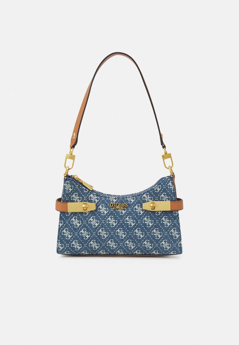 Guess ZADIE LOGO TOP ZIP Bolso de mano multi/blue denim Zalando.es