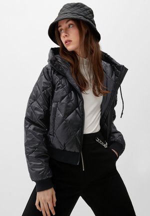 MIT KAPUZE - Winter jacket - schwarz