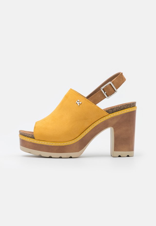 Sandales à plateforme - amarillo