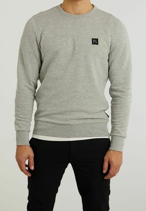 Sweater - mottled light grey
