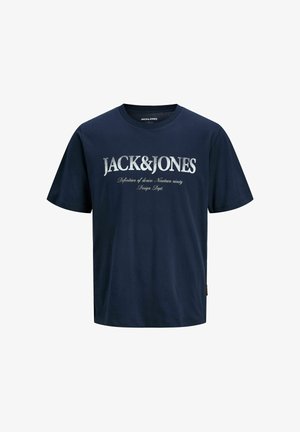 PLUS SIZE - Nyomott mintás póló - navy blazer