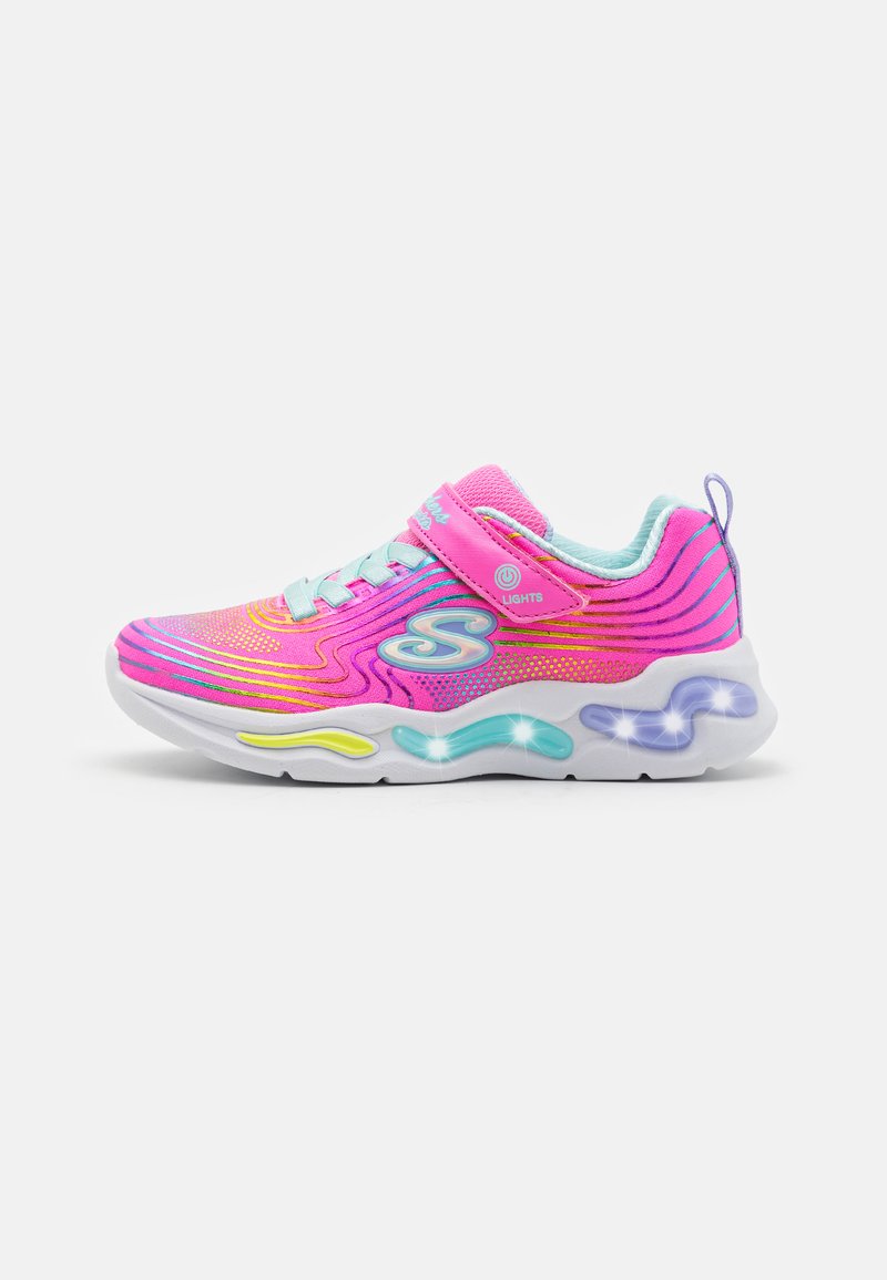 Skechers WAVY BEAMS - Sneakers - pink/multi-coloured