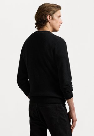 WOOL CREWNECK SWEATER - Striktrøje - black