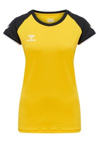 Hummel - CORE  STRETCH  - Sport T-shirt - blazing yellow Miniatuurafbeelding 1