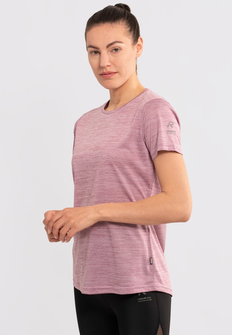 Rukka YLAKARTTI - Sports T-shirts - rosa