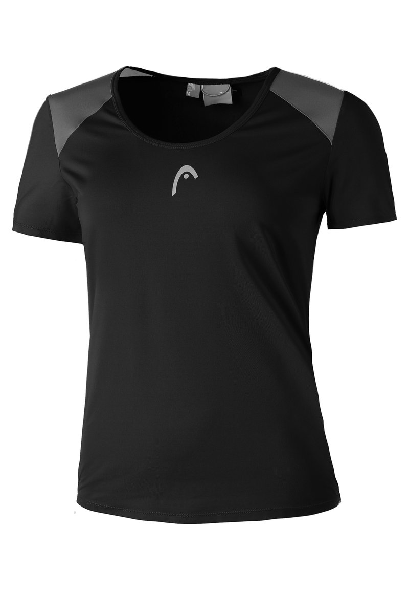 Head T-shirt print zwart Head T-shirt print zwart