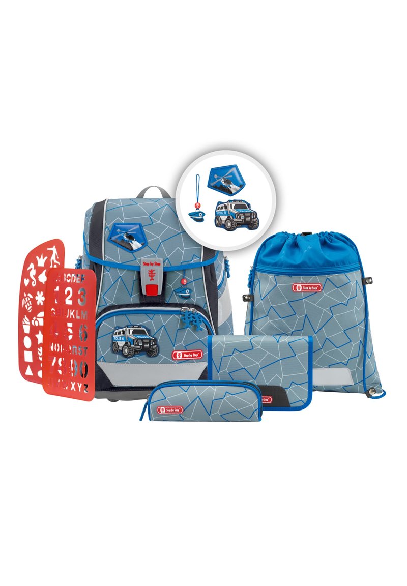 Step by Step 2IN1 PLUS SET 6TLG - Set d'écolier - police truck