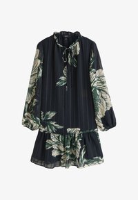Unselected, black textured floral