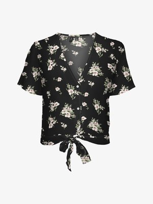 Vero Moda VMEASY SHIRT TIE - Pluus - black/multi-coloured