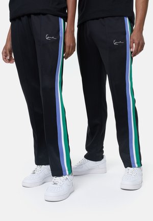 SMALL SIGNATURE STRAIGHT LEG TRACKPANTS UNISEX - Donji dijelovi trenirke - black