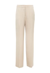 WIDE LEG MIT ELASTIKBUND - Broek - beige