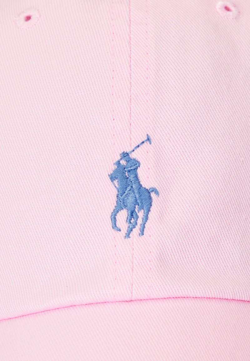 Ralph Lauren Light Pink Cap with Navy Pony Embroidery NWT POLO RALPH LAUREN VIVID PINK HAT BLUE PONY COTTON CHINO  main image 3