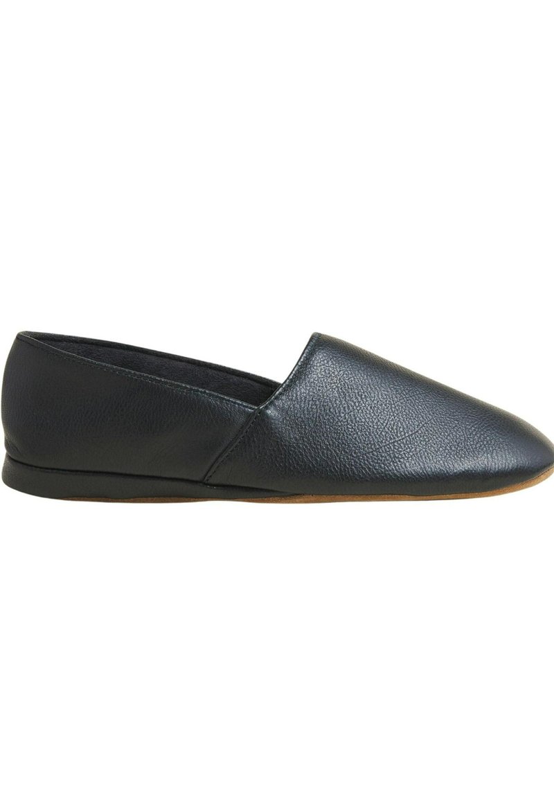 Marks & Spencer LEATHER SLIPPER MULES WITH FRESHFEET Slippers black