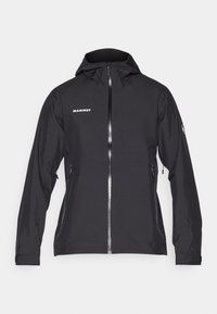 HOODED  - Hardshell jacket - black
