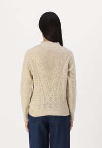 JDY JDYLETTY STRUCTURE - Džemper - beige