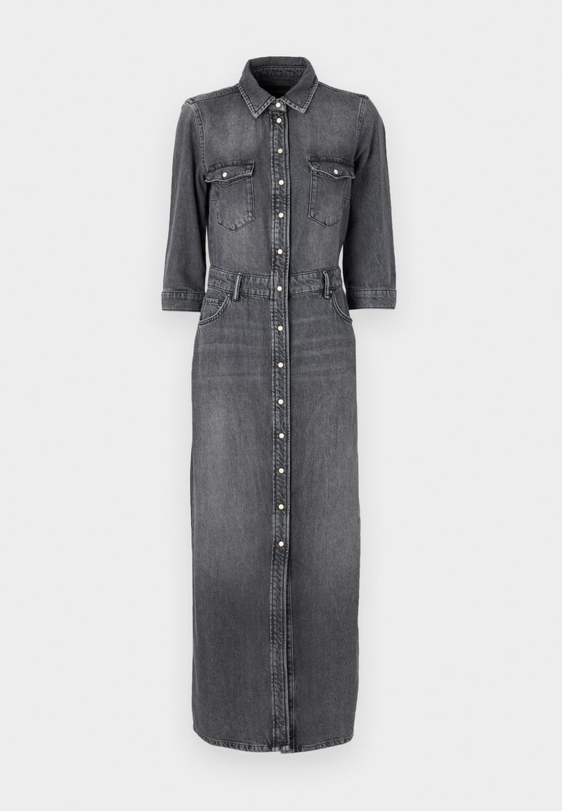 AllSaints Jeansjurken zwart denim/blackdenim AllSaints Jeansjurken zwart denim/blackdenim