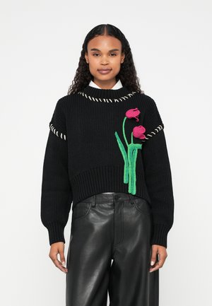 TULIP PULLOVER - Pulover - black