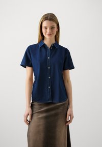 ONLY - ONLKARLA - Button-down blouse - dark blue denim Thumbnail Image 1