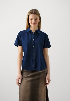 ONLKARLA - Overhemdblouse - dark blue denim