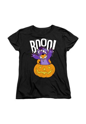 Disney LILO AND STITCH LAUGHING PUMPKIN - T-Shirt print - black