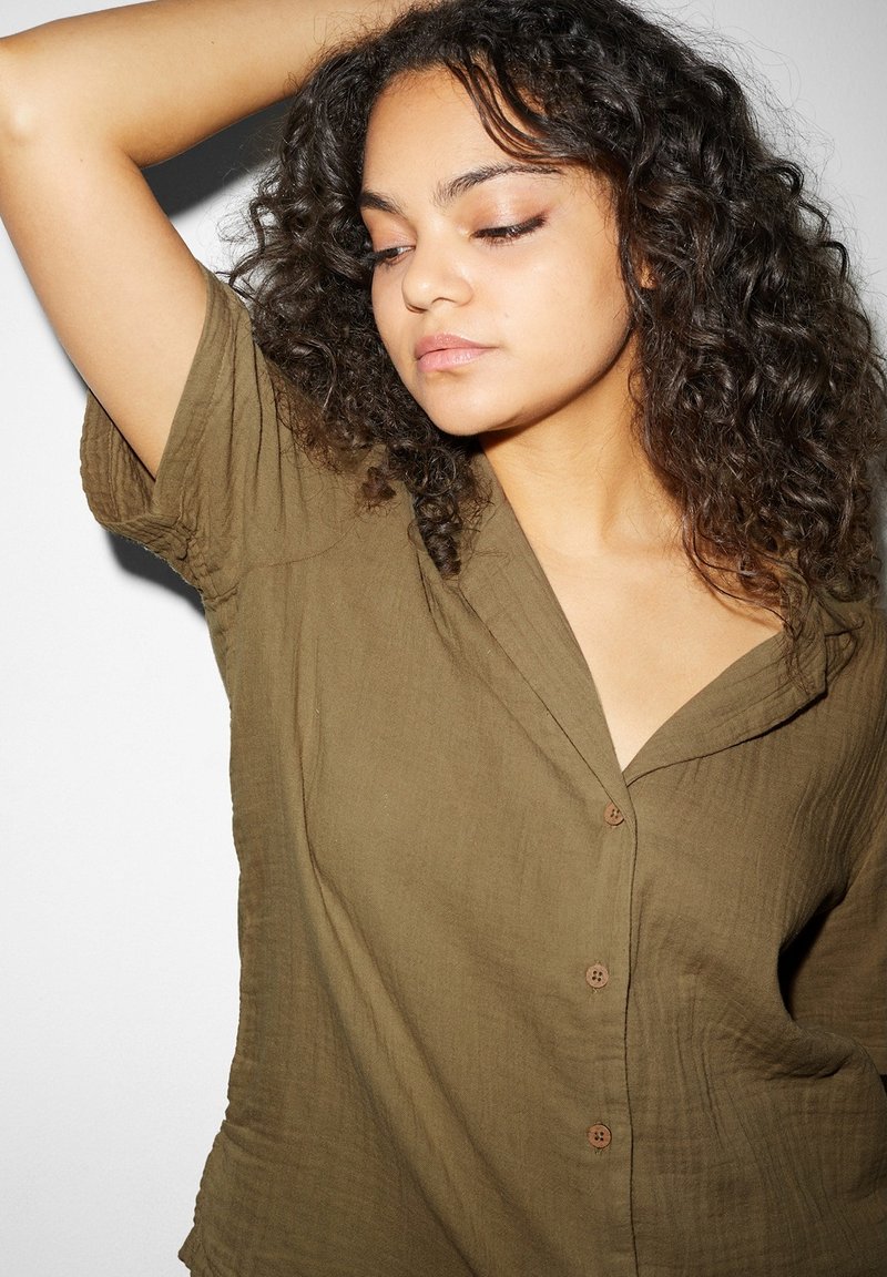 CLOCKHOUSE BLOUSES Overhemdblouse light green/lichtgroen Zalando.nl