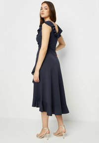 Long Tall Sally FRILL - Freizeitkleid - dark blue