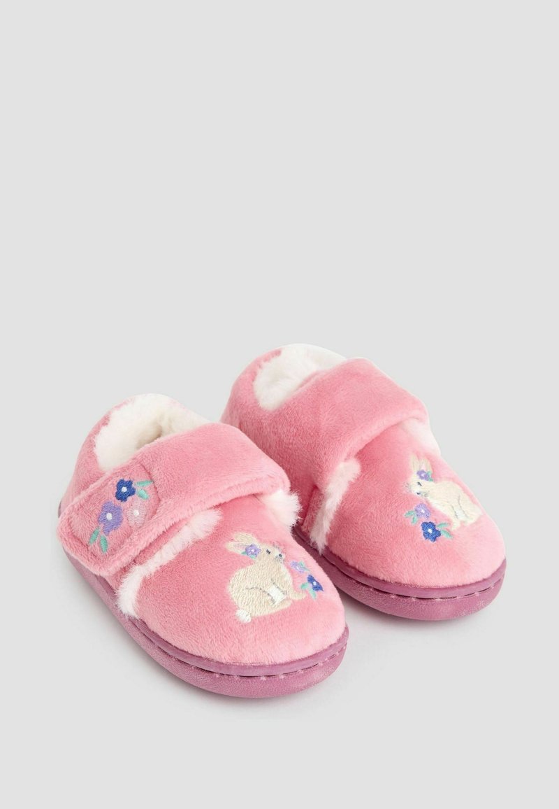 JoJo Maman Bébé Pantuflas pink/rosa