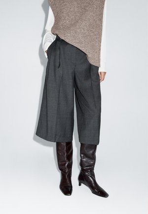 Massimo Dutti Stivali alti - dark brown