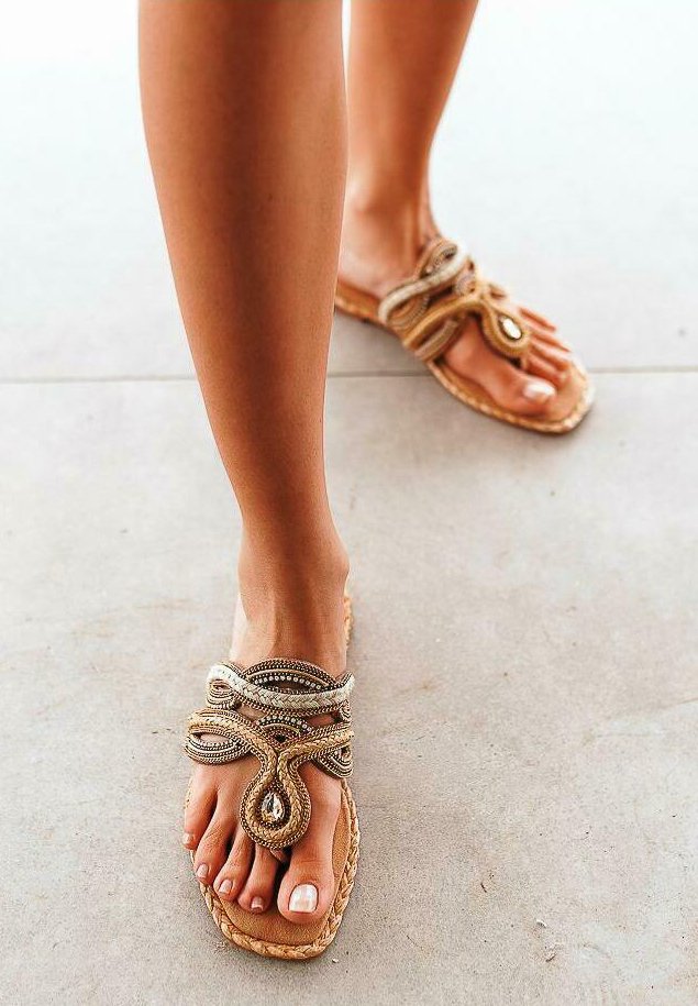 Alma en Pena MAYKA - Sandalias de dedo - sand/beige - Zalando.es