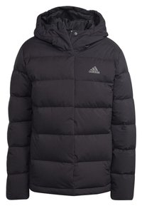 HELIONIC HOODED DOWN - Down jacket - black   black