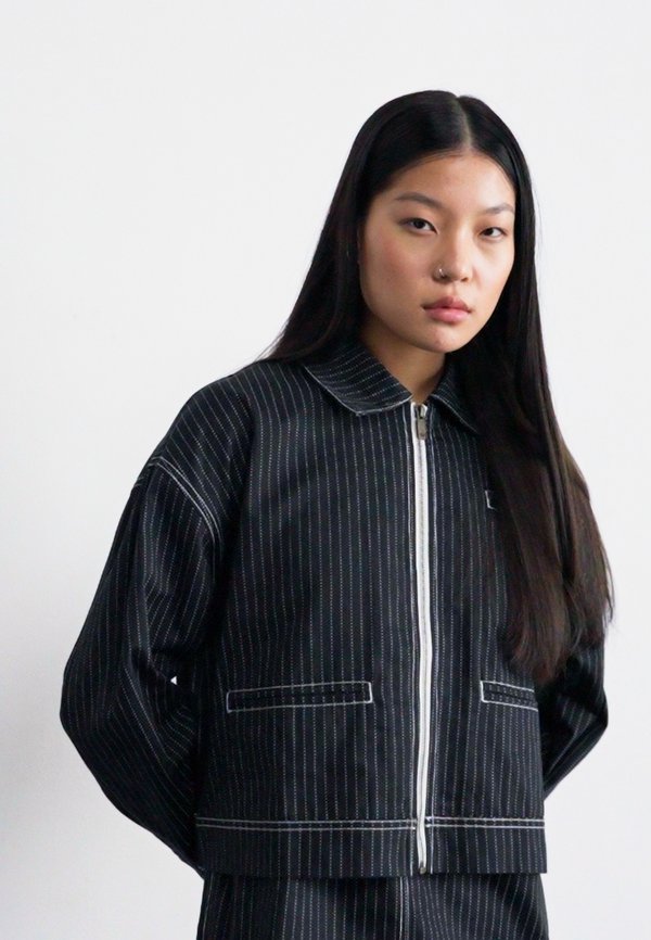 CROP JACKET - Summer jacket - carbon2