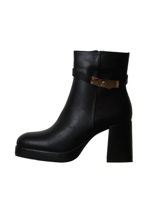 Super Mode, BOTTINES À ZIP SUPER MODE BESTELLE - Bottines à plateau - noir