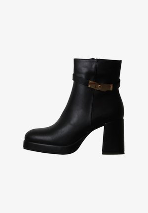 Super Mode, BOTTINES À ZIP SUPER MODE BESTELLE - Bottines à plateau - noir