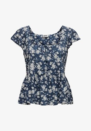 FLÜGELÄRMEL - Camicetta - blue indigo