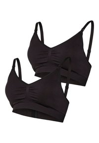 MLILJA FEED ME BRA 2 PACK - Triangel BH - black