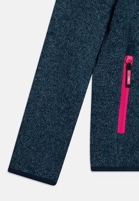 CMP GIRL JACKET - Fleece jacket - blue/fuxia