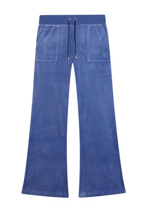 Juicy Couture, JUICY COUTURE JOGGINGHOSE LAYLA LOW RISE POCKETED FLARE PANT - Jogginghose - greyblue